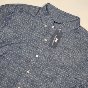 New Vineyard Vines Tall Gray Button Down Shirt